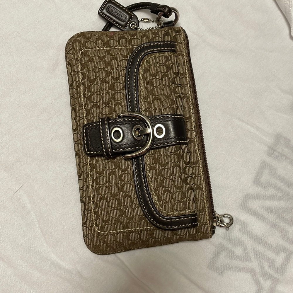 Coach, monogram, wallet